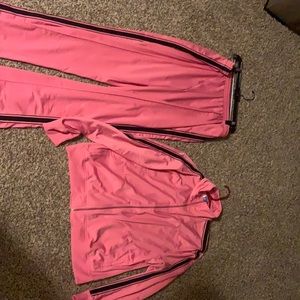pink sweatsuit. never worn, tags are off